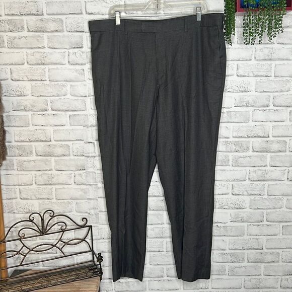 Axist Gray Relaxed Fit Dress Pants Slacks Size 40/30 Waist 40 - Picture 1 of 6